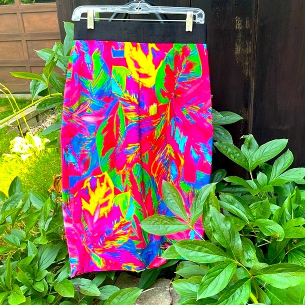 Milly Floral Midi Skirt Size 8